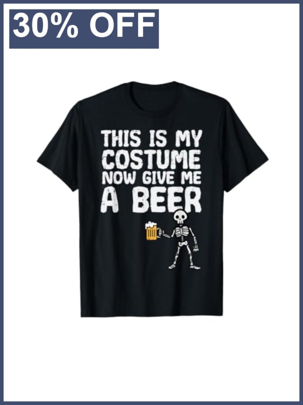 Halloween This Is My Costume Funny Skeleton Dad Men's T-Shirt